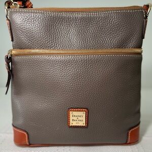 Dooney & Bourke Pebble Grain Leather‎ Crossbody in Grey